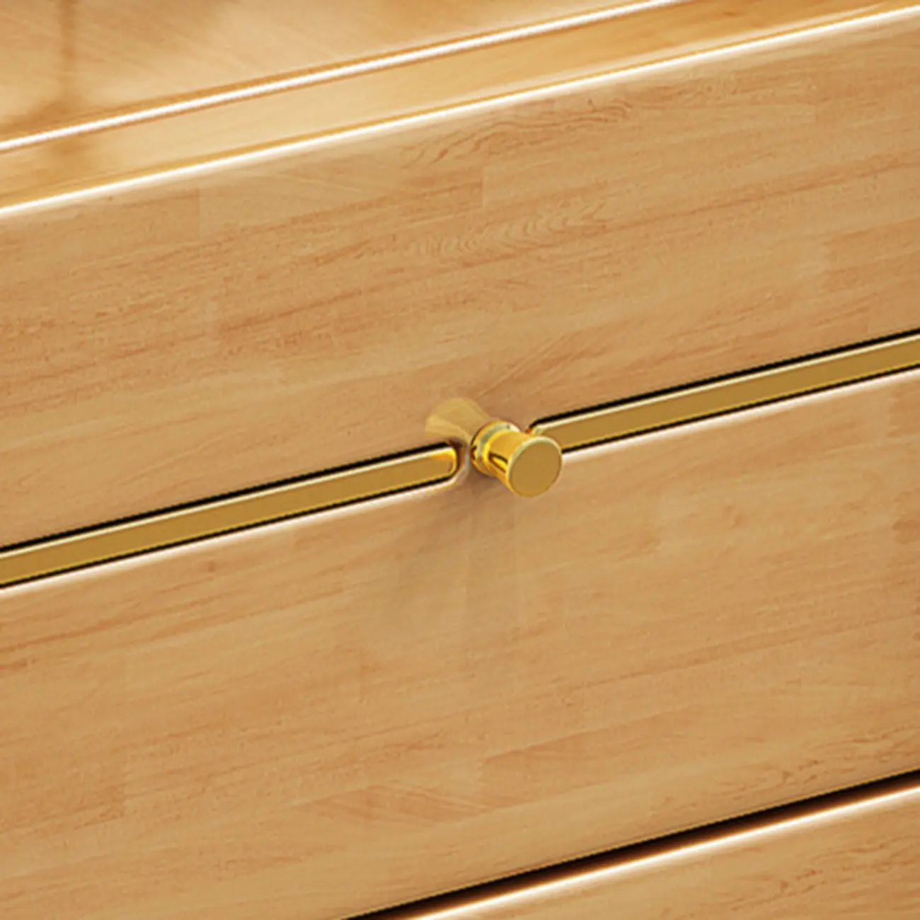 Narrow Sintered Stone Top Wheeled Side Table with Drawers Image - 10 | homeyfad