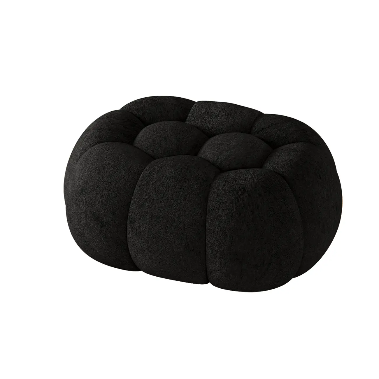 Contemporary Cloud Shaped Upholstered Bedroom Bench Image - 9 | homeyfad