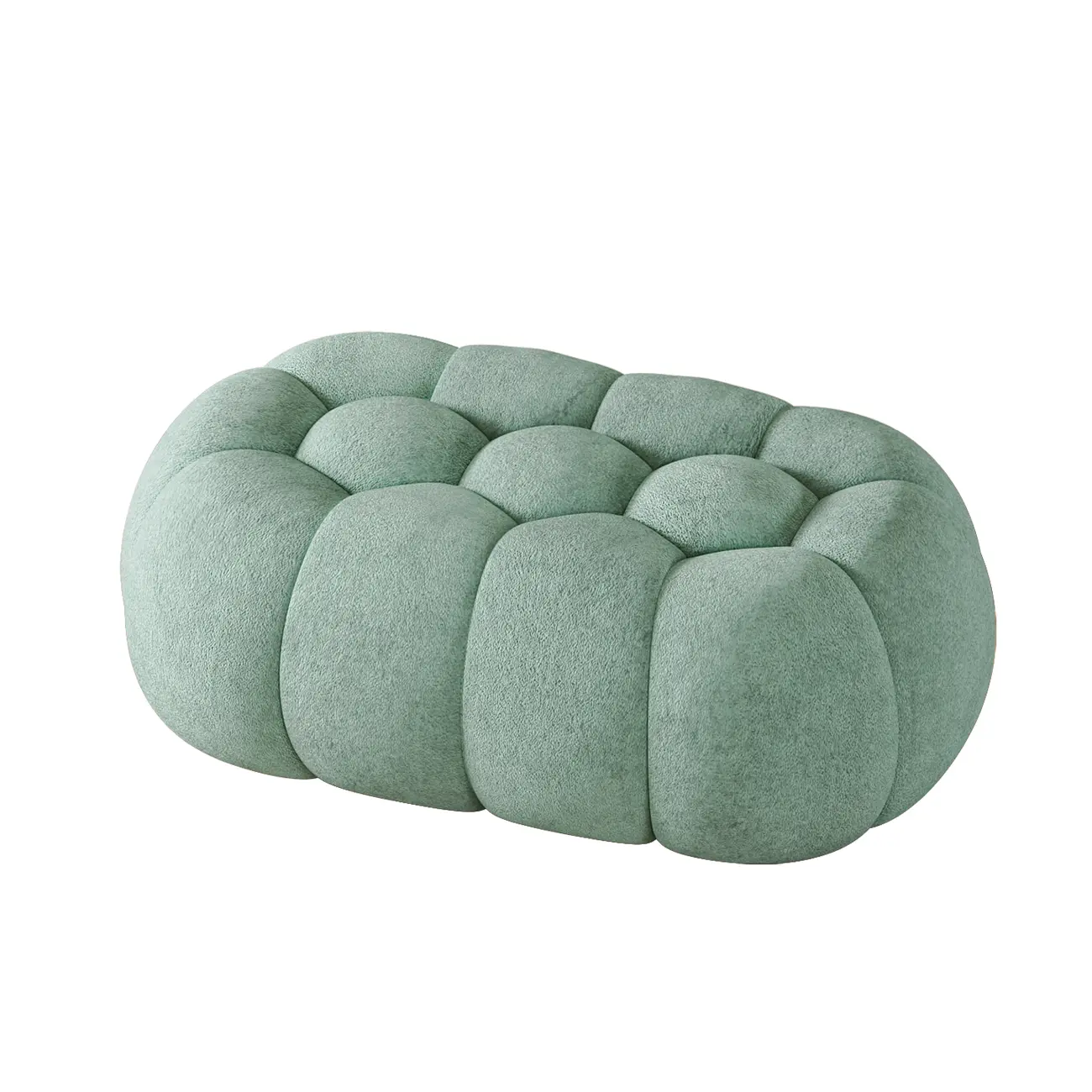 Contemporary Cloud Shaped Upholstered Bedroom Bench Image - 33 | homeyfad