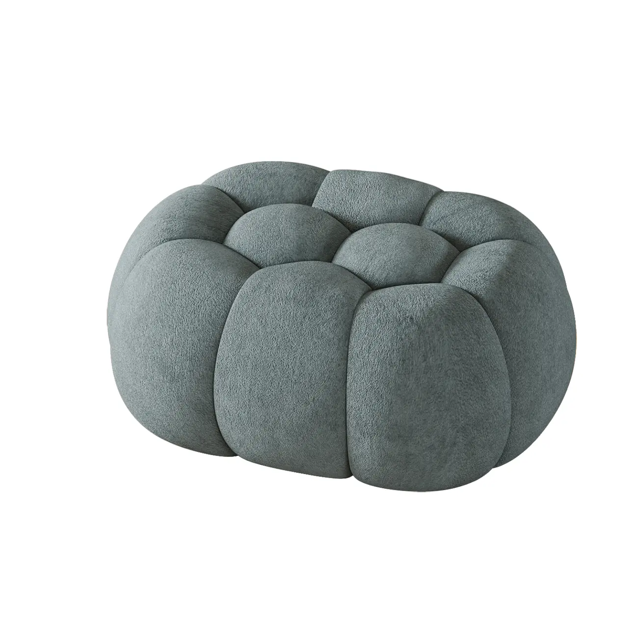 Contemporary Cloud Shaped Upholstered Bedroom Bench Image - 36 | homeyfad