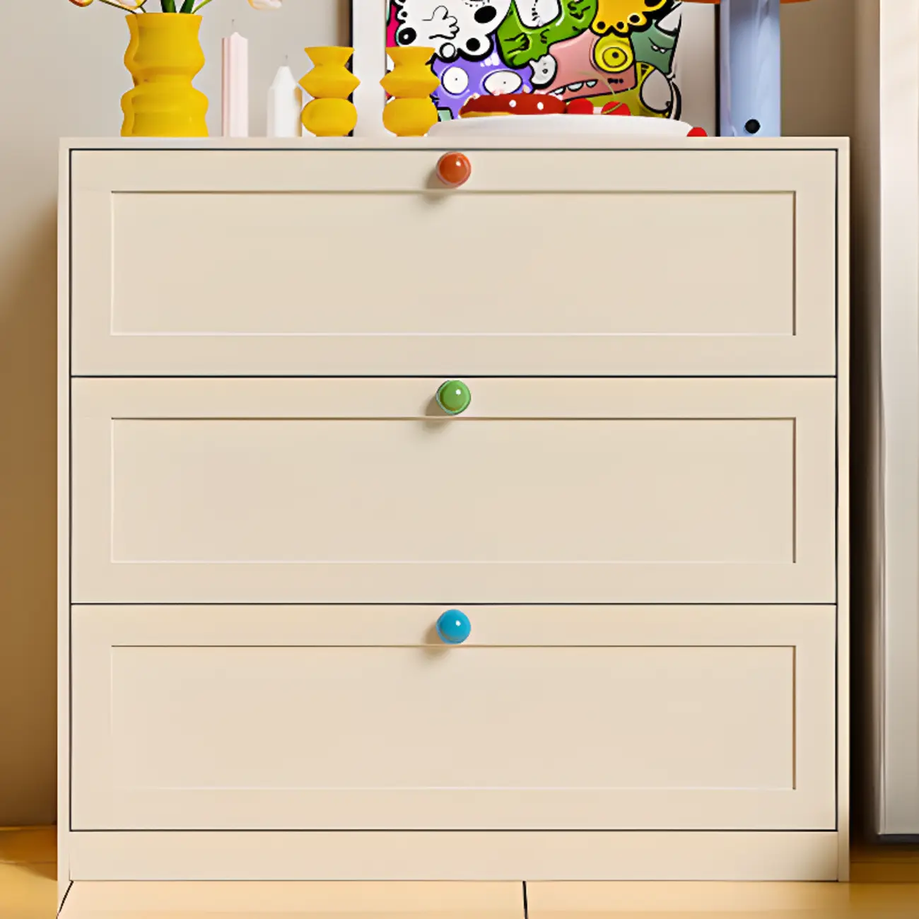 Black Modern Metal Vertical Bachelor Chest for Bedroom Image - 5 | homeyfad