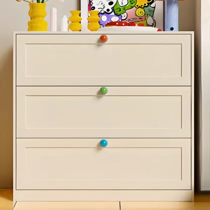 Black Modern Metal Vertical Bachelor Chest for Bedroom Image - 5