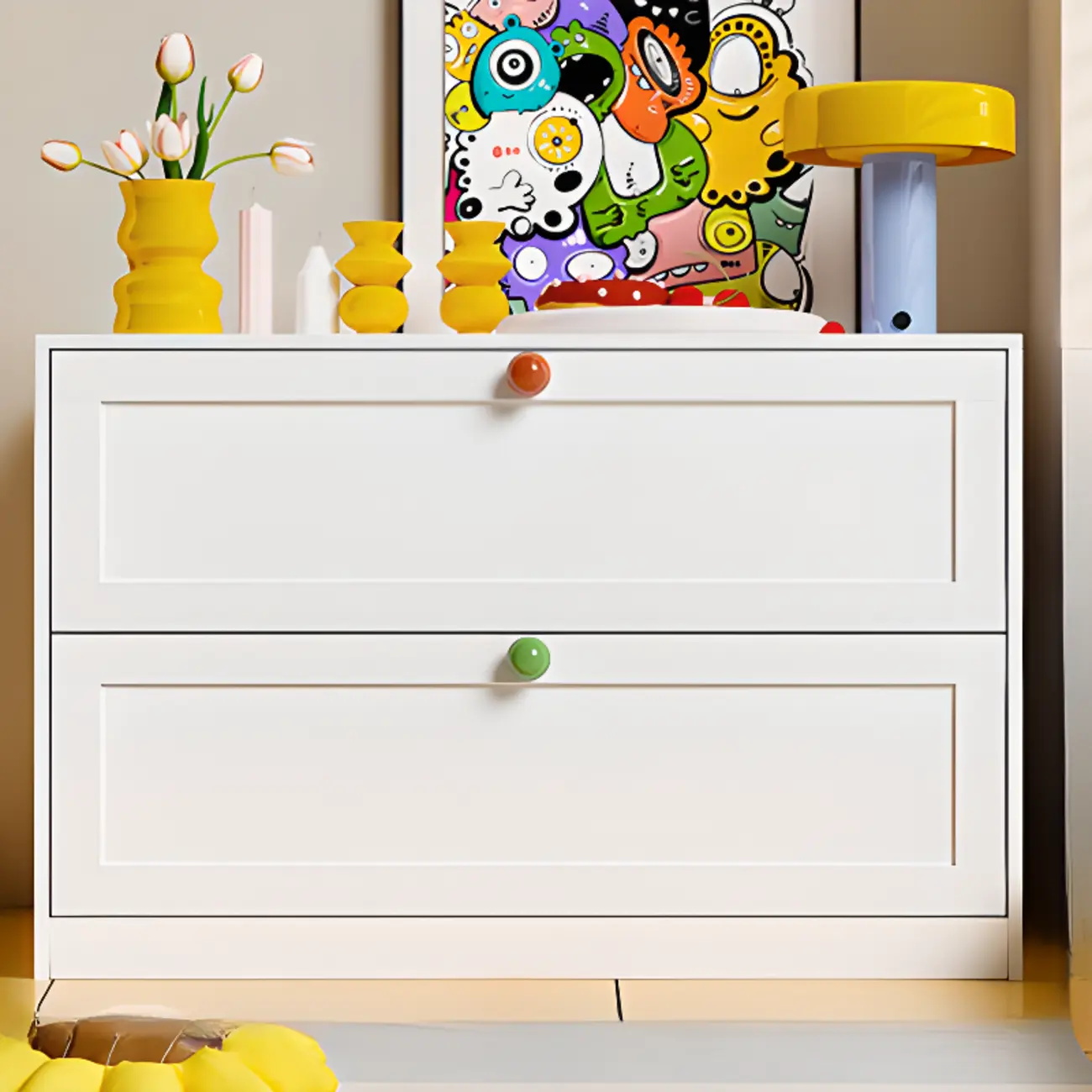 Black Modern Metal Vertical Bachelor Chest for Bedroom Image - 9 | homeyfad