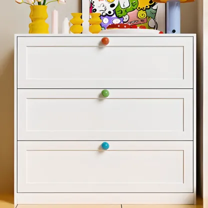 Black Modern Metal Vertical Bachelor Chest for Bedroom Image - 10