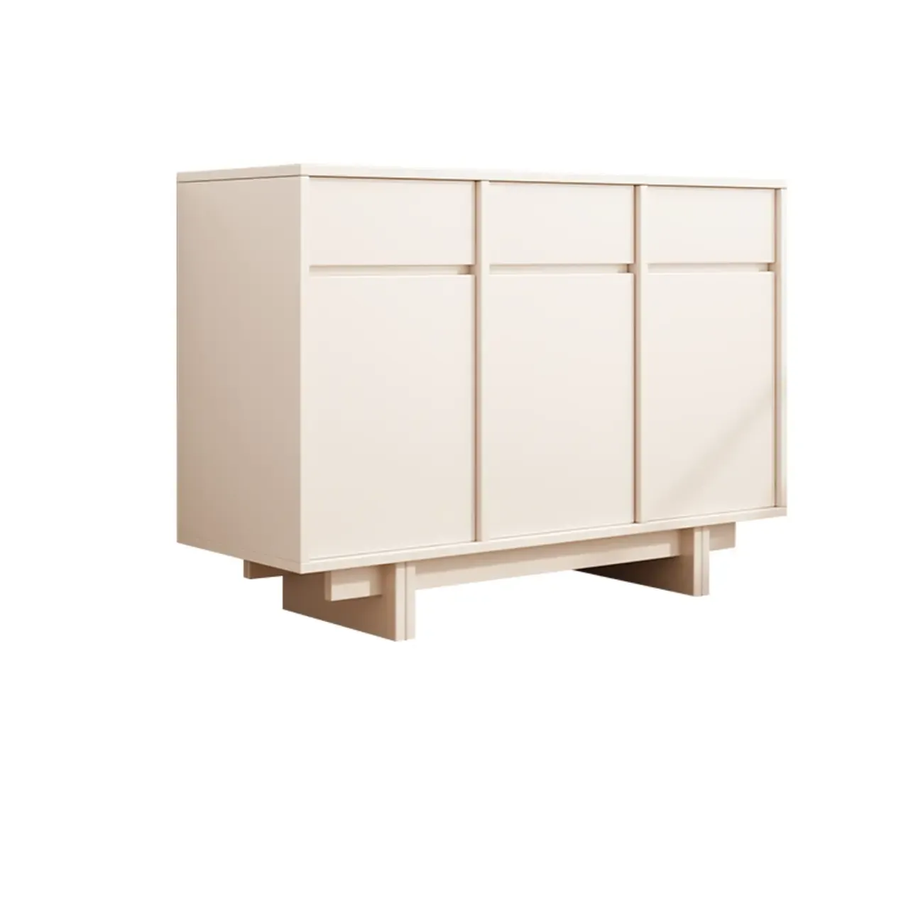 Modern Wood Sideboard with Adjustable Storage Image - 9