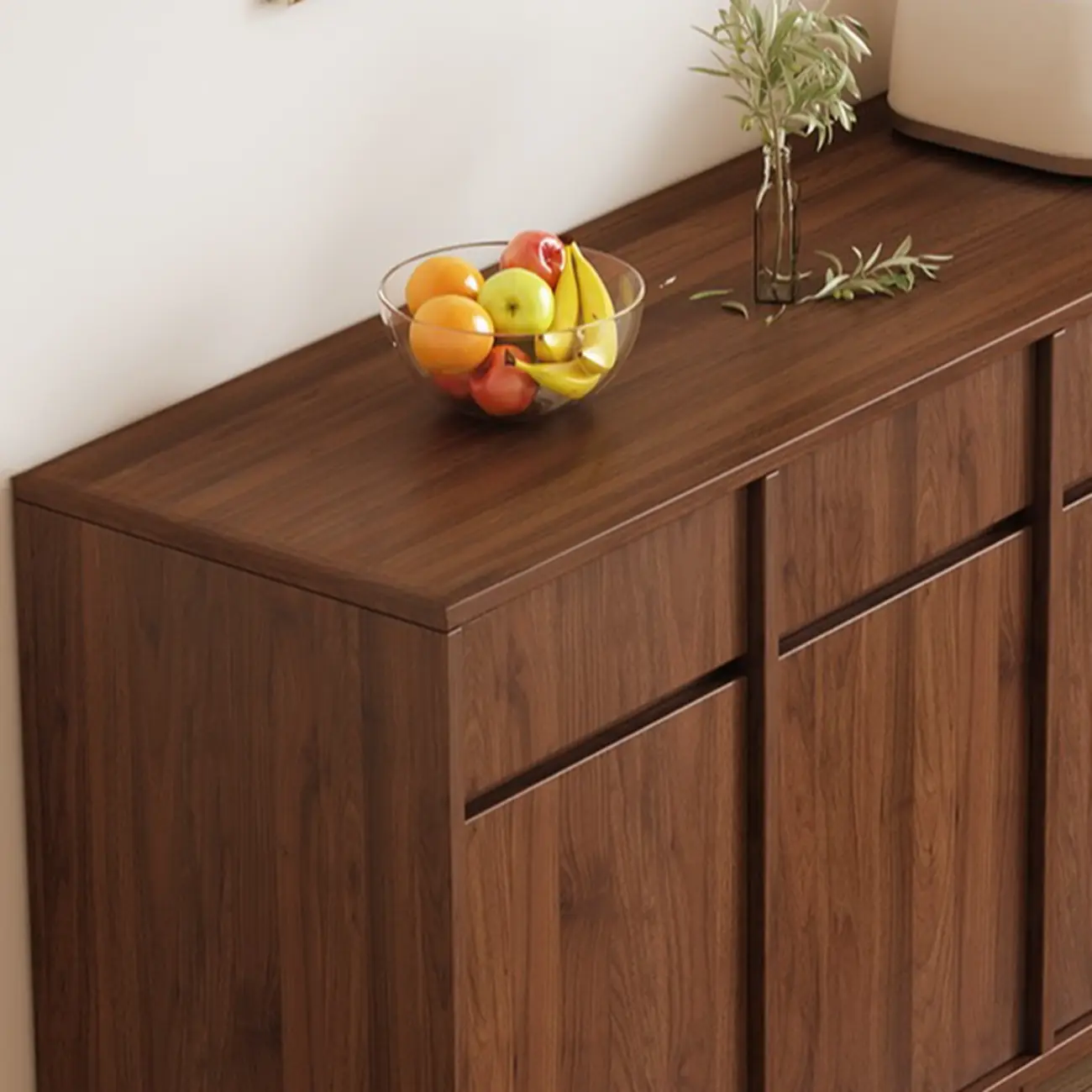 Modern Wood Sideboard with Adjustable Storage Image - 10 | homeyfad