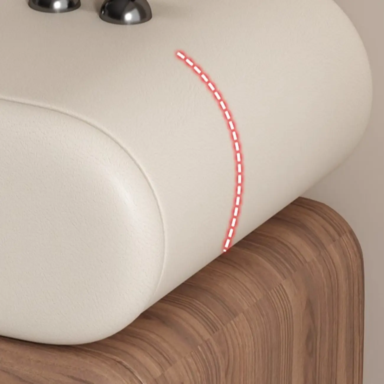 Swivel Modern Natural Wood Drawer Nightstand Image - 10 | homeyfad