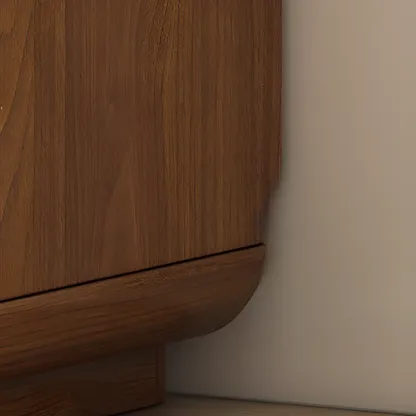 Scandinavian Wooden Horizonal Dresser for Bedroom Image - 10