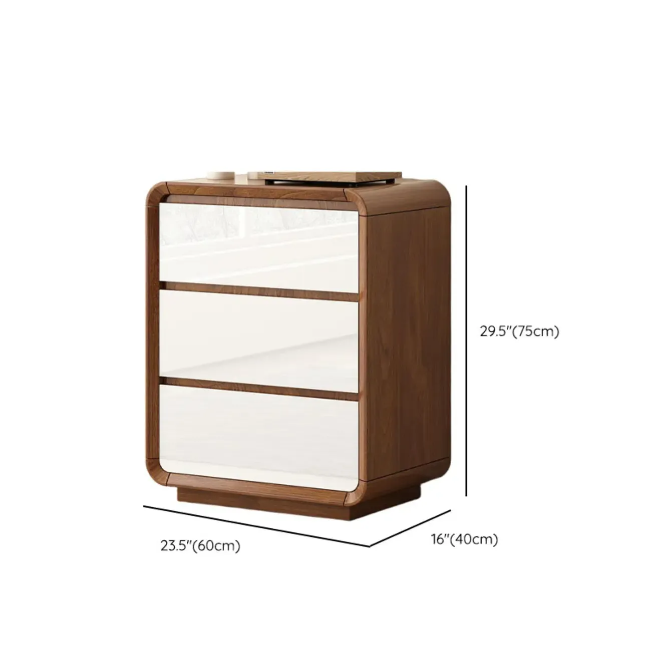 Scandinavian Wooden Horizonal Dresser for Bedroom Image - 13