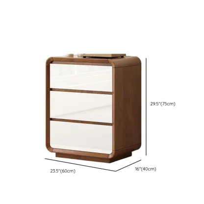 Scandinavian Wooden Horizonal Dresser for Bedroom Image - 13