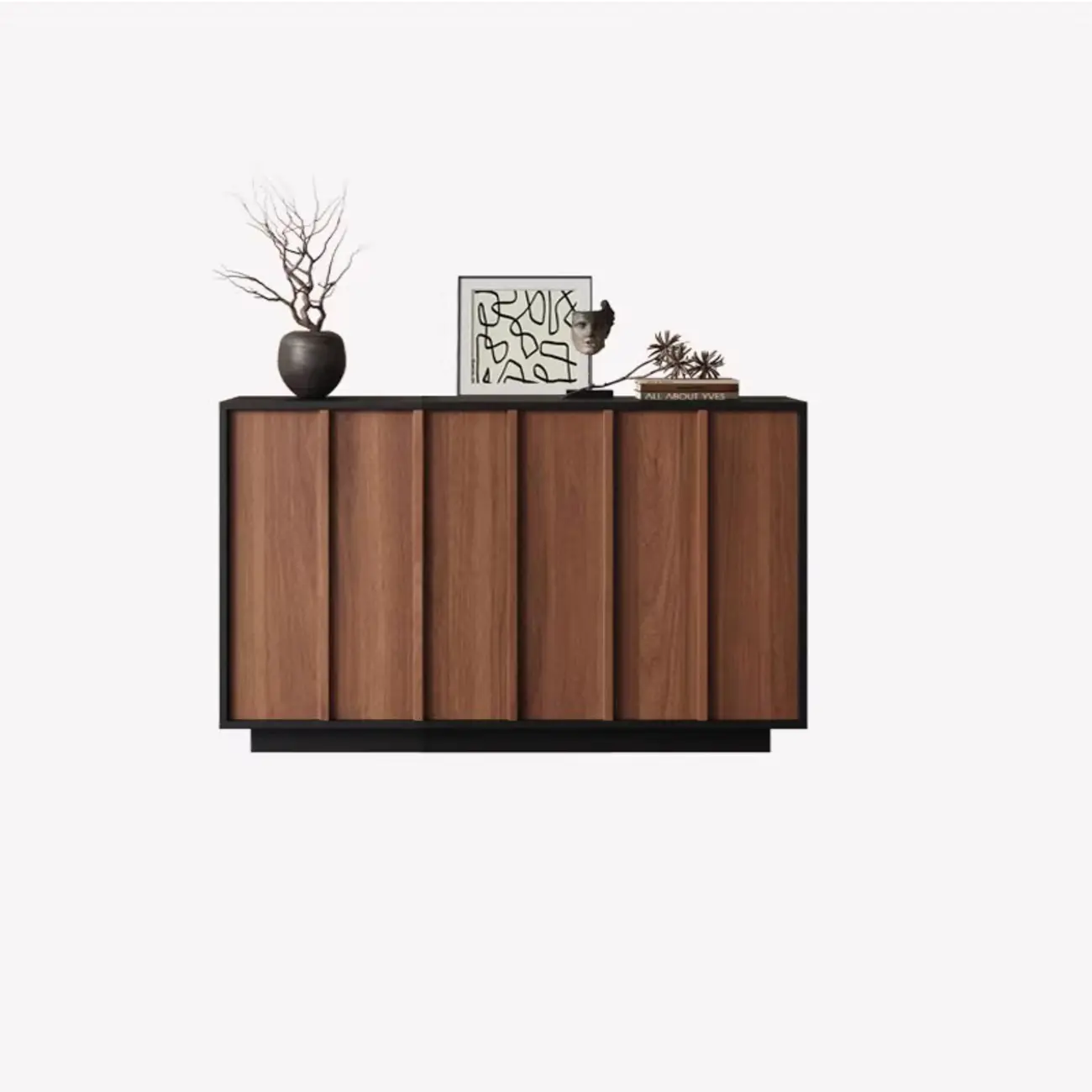 Modern Wood Buffet with Alterable Shelf and Drawers Image - 3 | homeyfad