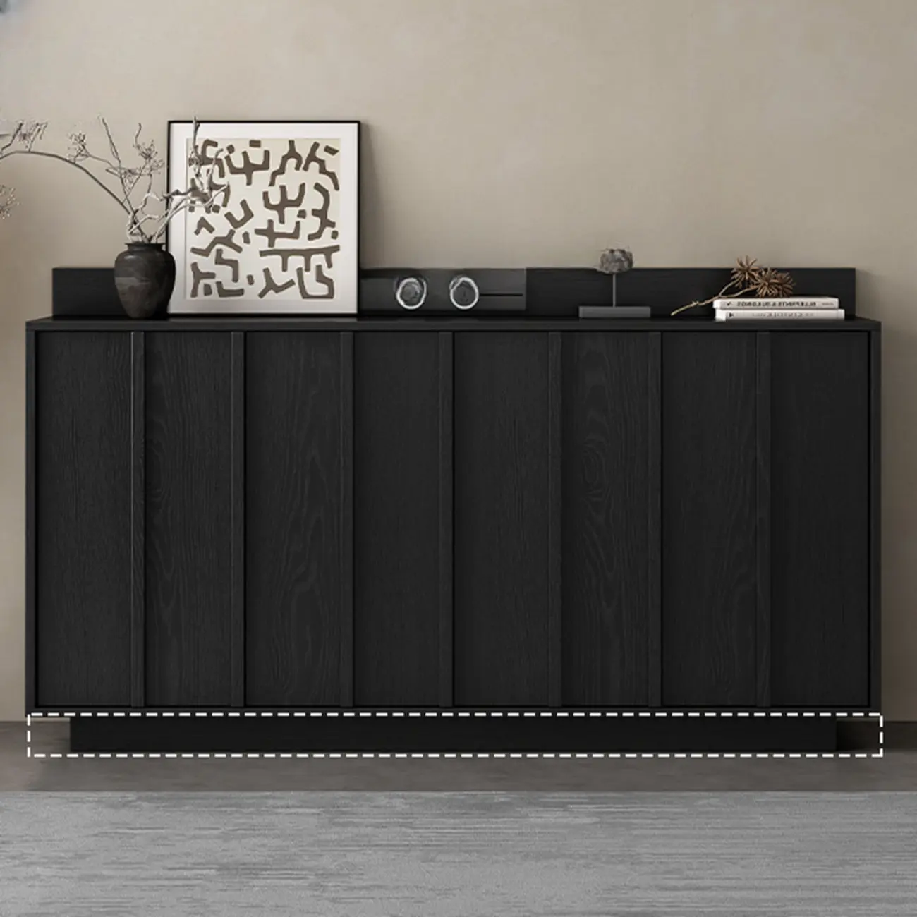 Modern Wood Buffet with Alterable Shelf and Drawers Image - 4 | homeyfad