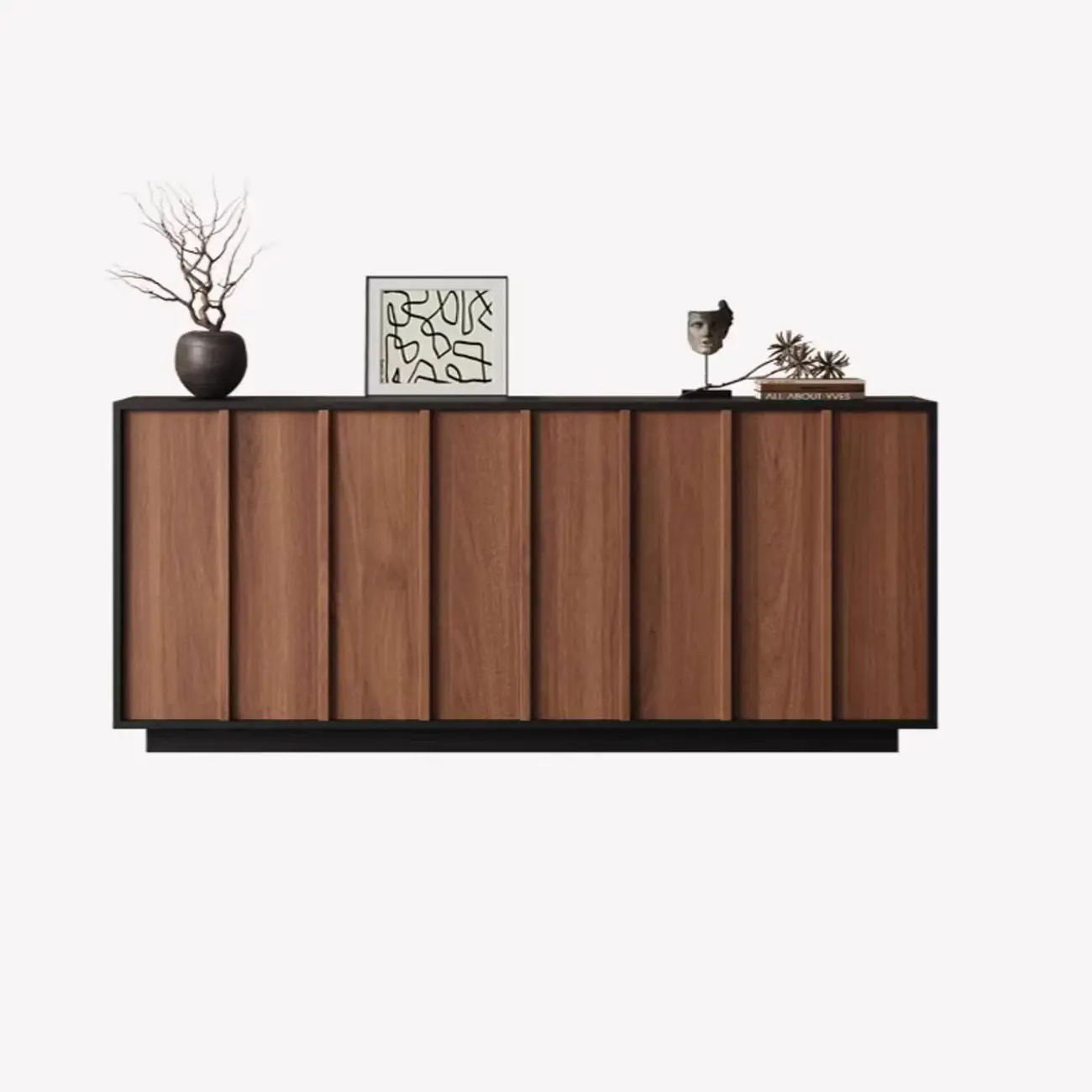 Modern Wood Buffet with Alterable Shelf and Drawers Image - 10 | homeyfad