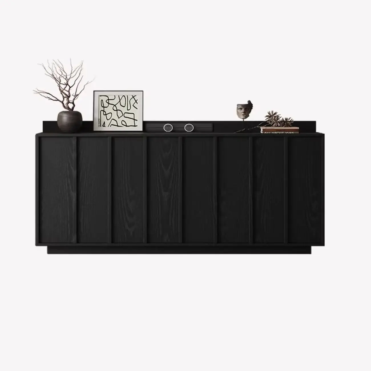 Modern Wood Buffet with Alterable Shelf and Drawers Image - 25 | homeyfad