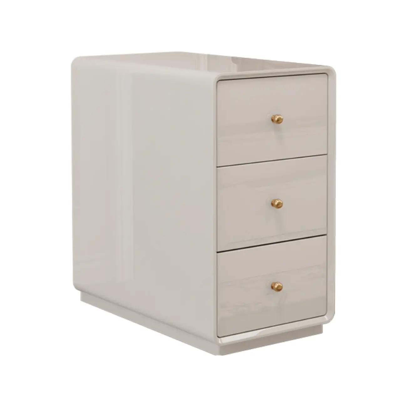 Narrow Rectangle Walnut Wood Side Table with Drawers Image - 22 | homeyfad