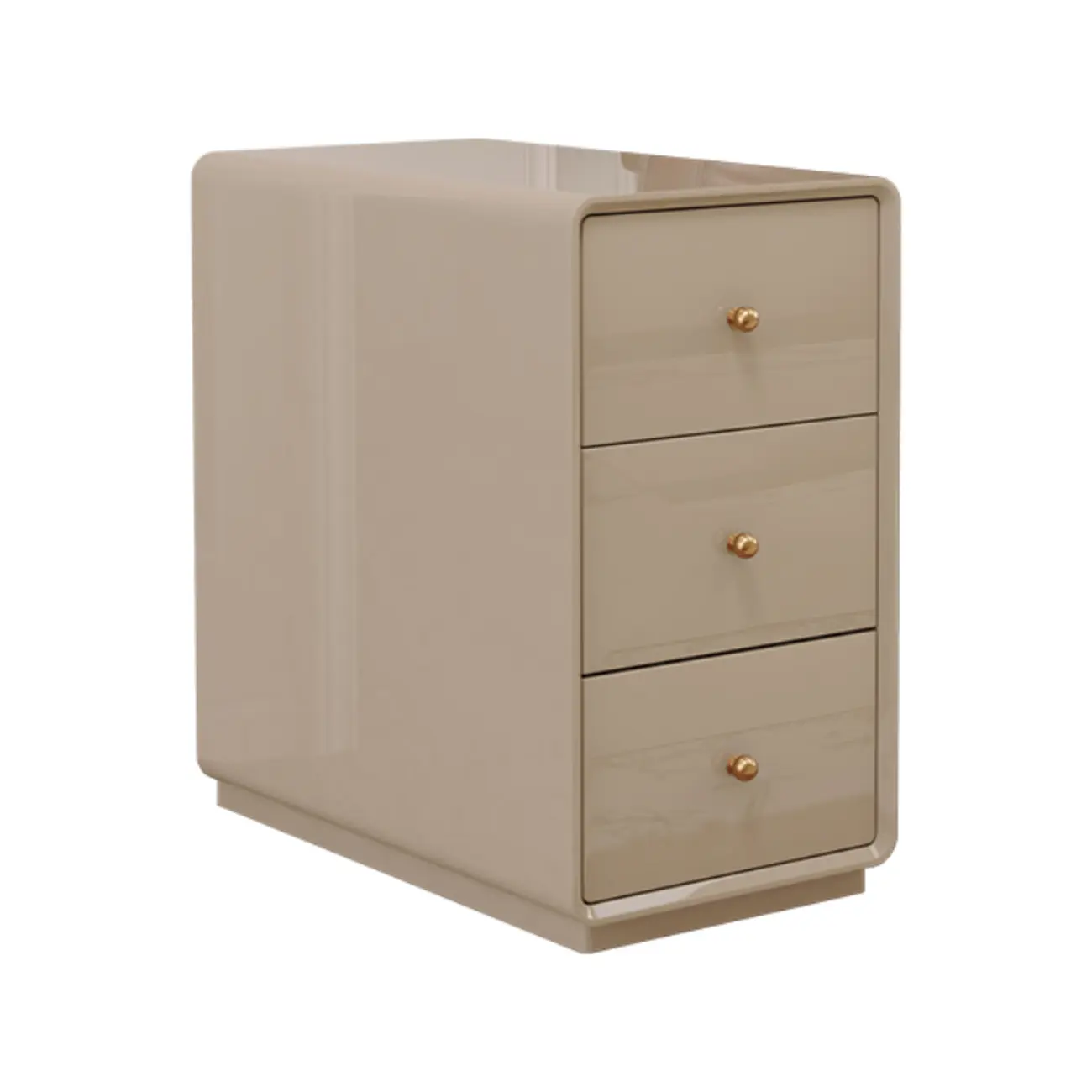 Narrow Rectangle Walnut Wood Side Table with Drawers Image - 23 | homeyfad