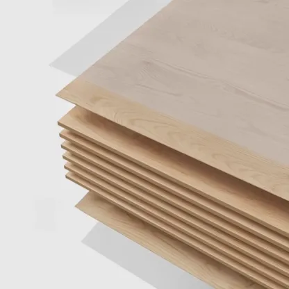 Versatile Elegant Modern Wooden Side Table with Wheels Image - 9