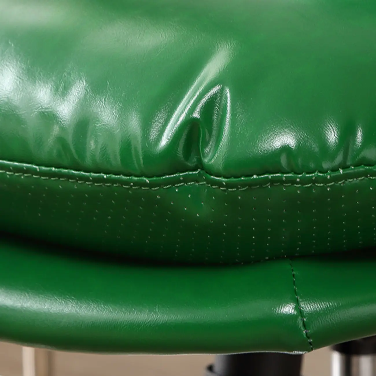 Adjustable Swivel Leather Upholstered Ergonomic Office Chair Image - 4 | homeyfad