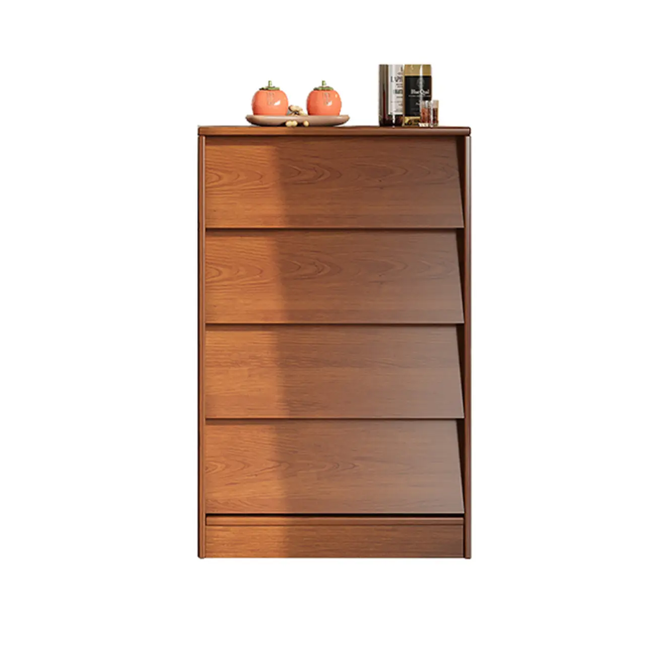 Modern Wooden Credenza Sideboard Cabinet with Storage Image - 10 | homeyfad