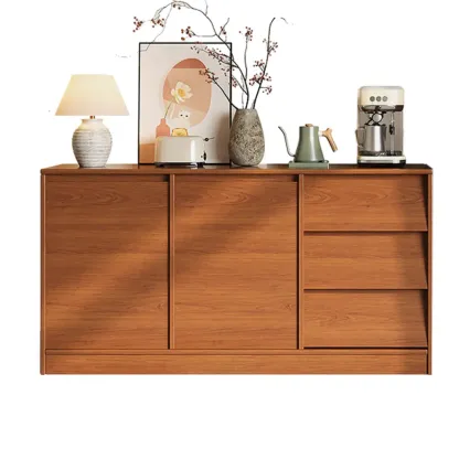 Modern Wooden Credenza Sideboard Cabinet with Storage Image - 12