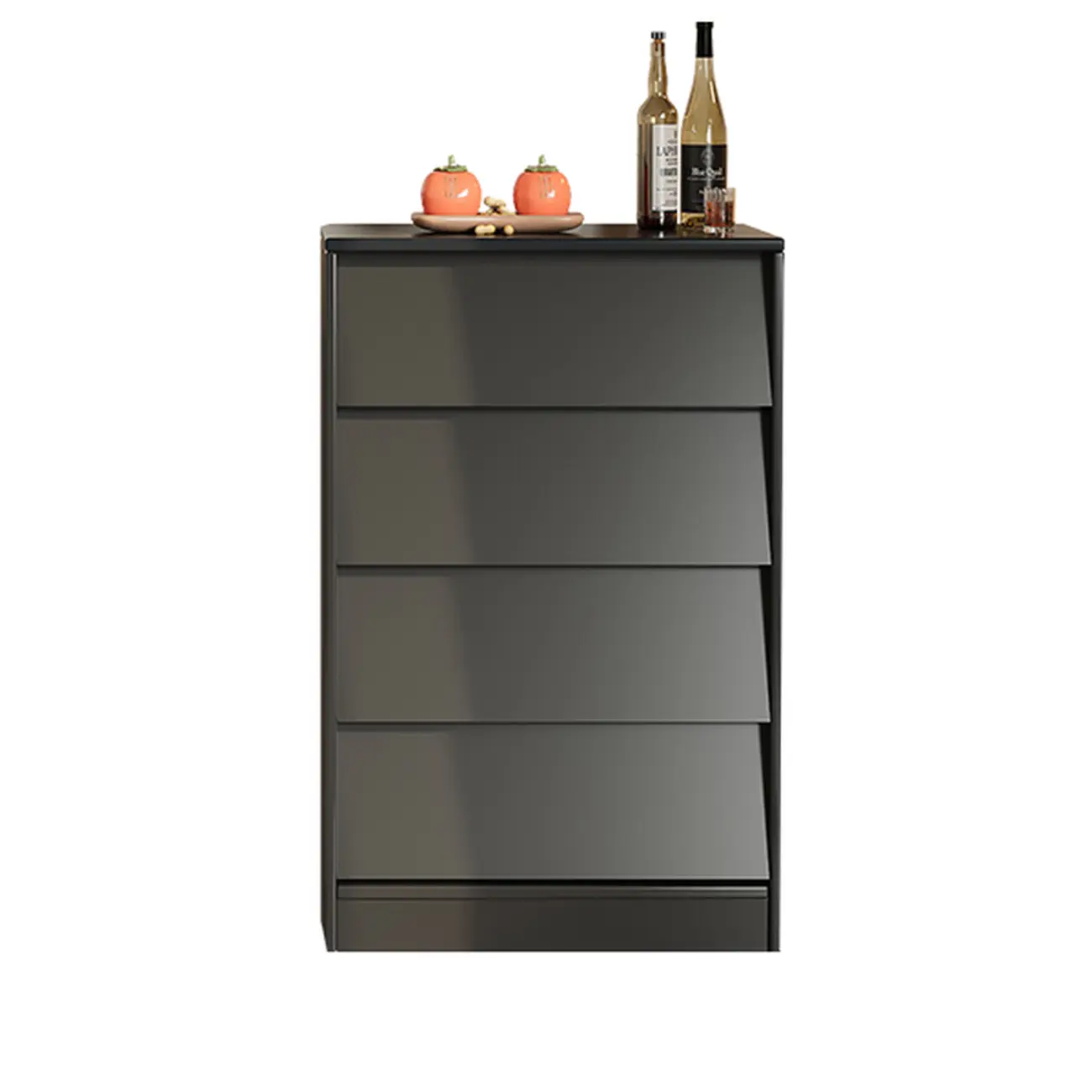 Modern Wooden Credenza Sideboard Cabinet with Storage Image - 13 | homeyfad