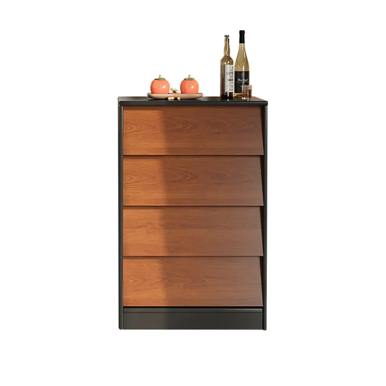 Modern Wooden Credenza Sideboard Cabinet with Storage Image - 16