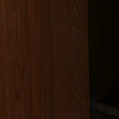 Mid-Century Modern Wooden Vertical Display Bookcase Image - 12