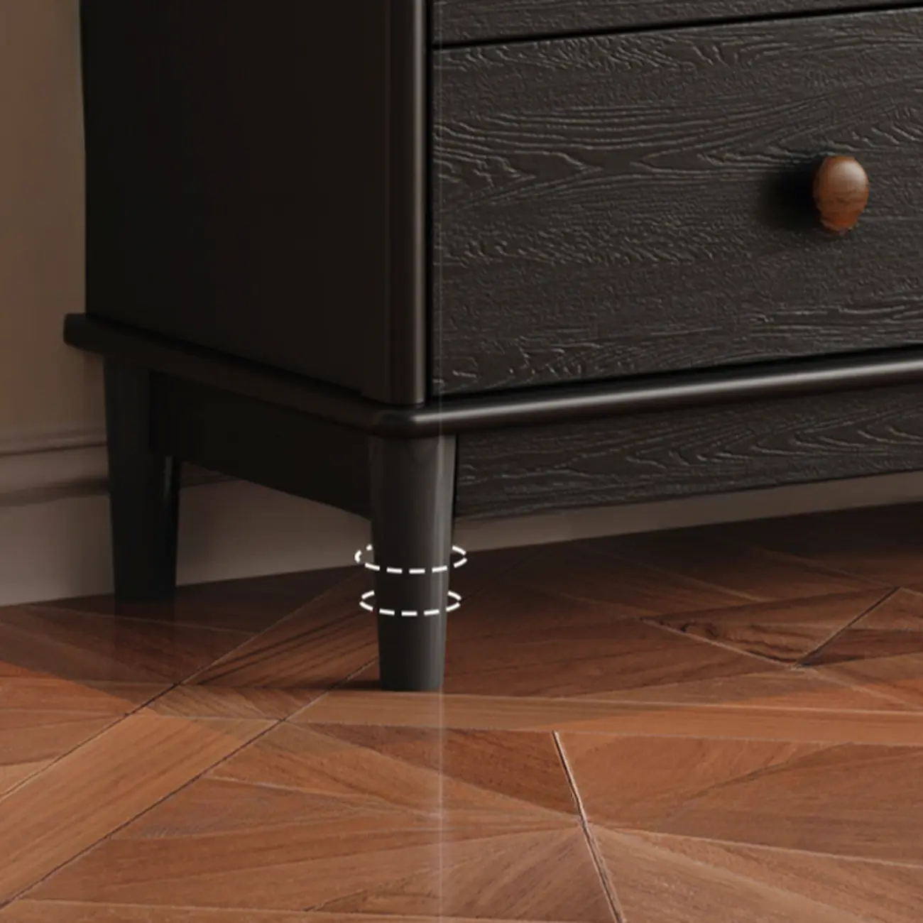 Traditional Wood Freestanding Dresser Multi-drawer Image - 8 | homeyfad