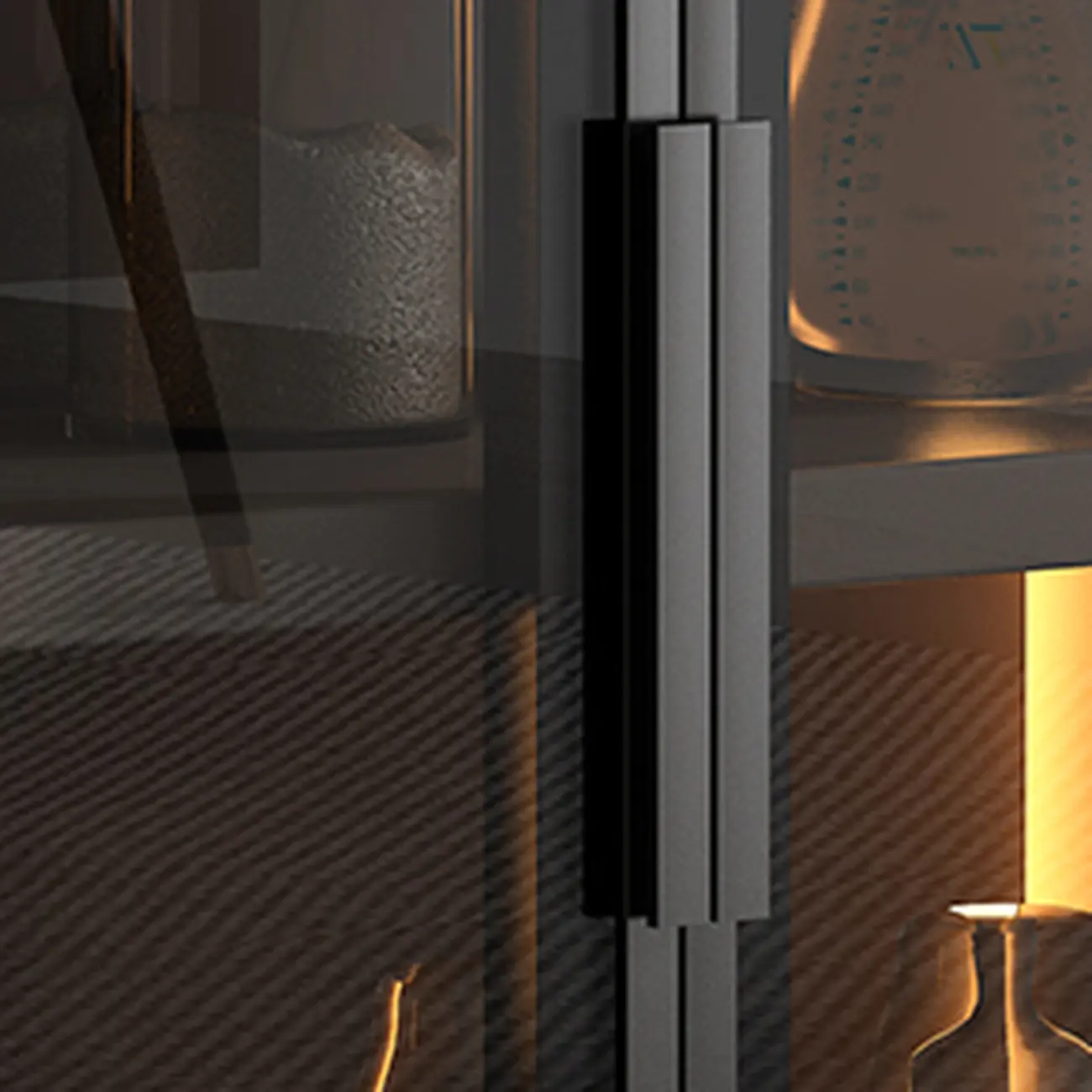 Modern Wood Buffet Sintered Stone Countertop Image - 10 | homeyfad