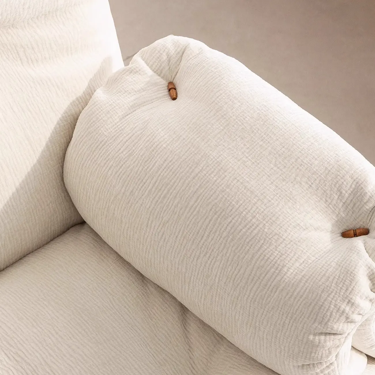 Elegant White Snowflake Velvet Upholstered Arm Accent Chair Image - 12 | homeyfad