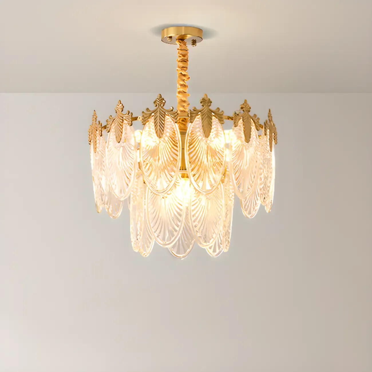 Black Crystal Layered Glass Vintage Chandelier Beads Image - 5