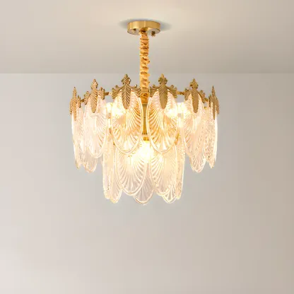 Black Crystal Layered Glass Vintage Chandelier Beads Image - 5