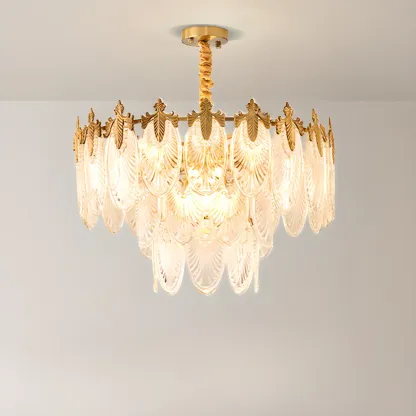 Black Crystal Layered Glass Vintage Chandelier Beads Image - 9