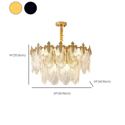 Black Crystal Layered Glass Vintage Chandelier Beads Image - 13