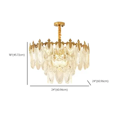 Black Crystal Layered Glass Vintage Chandelier Beads Image - 14