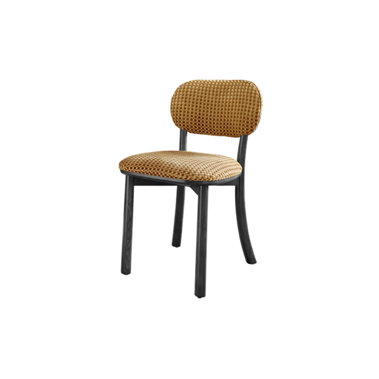 Modern Armless Upholstered Solid Wood Dining Chair Image - 9 | homeyfad