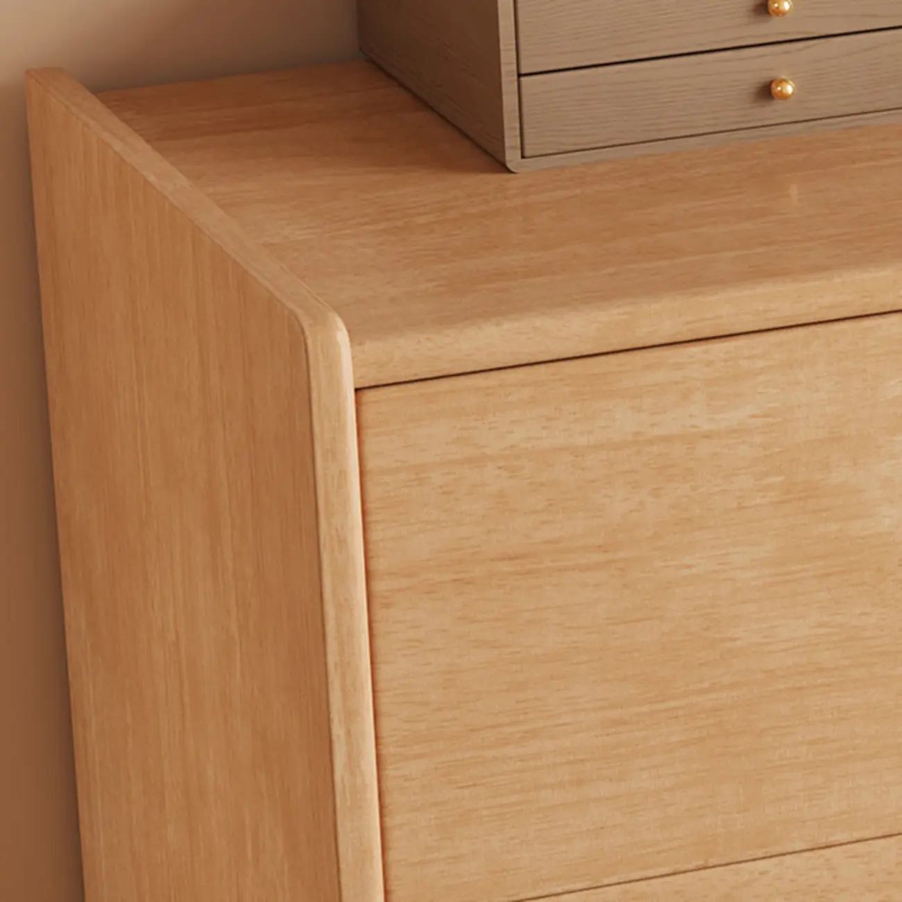  47" Traditional 6-drawer Wooden Horizonal Dresser Image - 8 | homeyfad