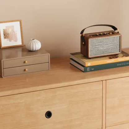  47" Traditional 6-drawer Wooden Horizonal Dresser Image - 9