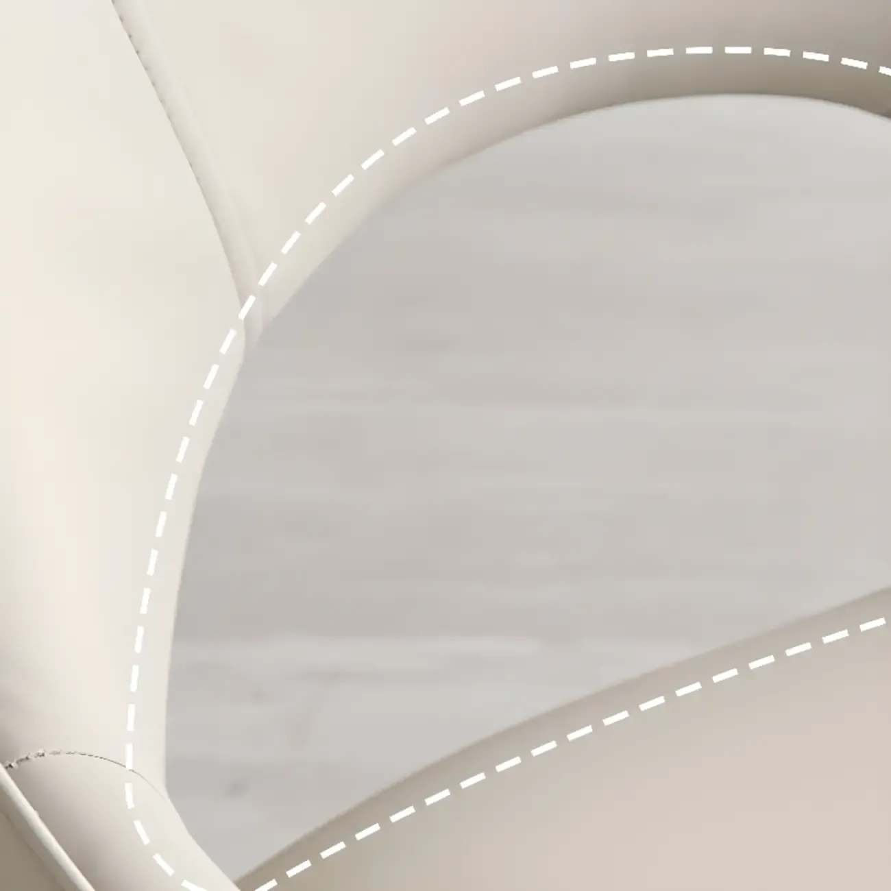 Contemporary Upholstered Faux Leather Dining Chairs Set Of 2 Image - 9