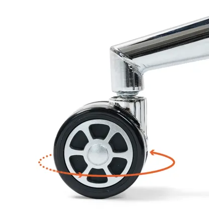 Adjustable Swivel Modern Faux Leather Upholstered Office Chair Image - 3