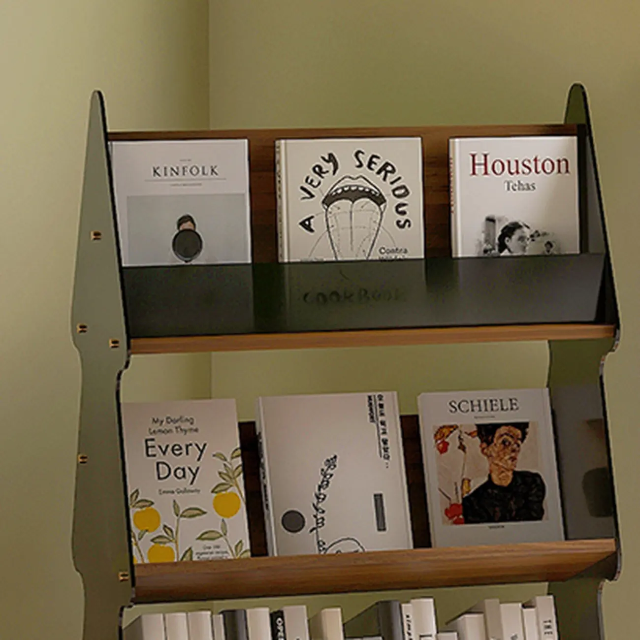 Wood Tree-shaped Vertical Open Back Display Bookcase Image - 5 | homeyfad