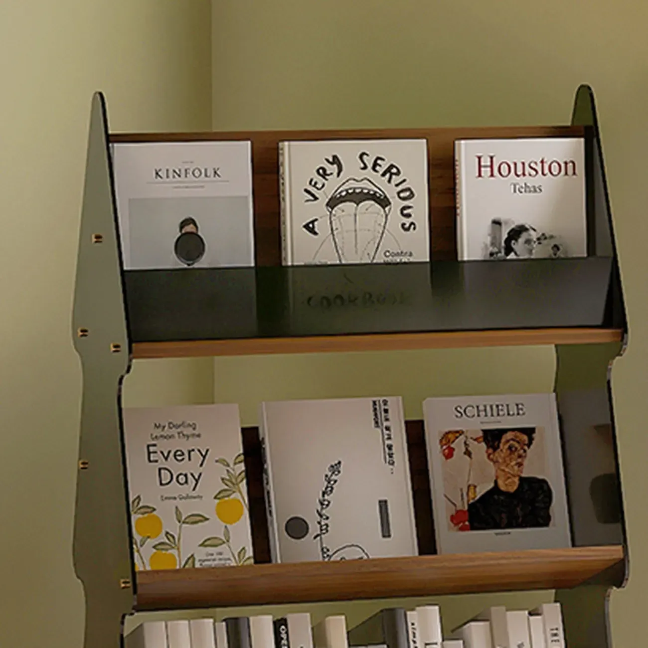 Wood Tree-shaped Vertical Open Back Display Bookcase Image - 5