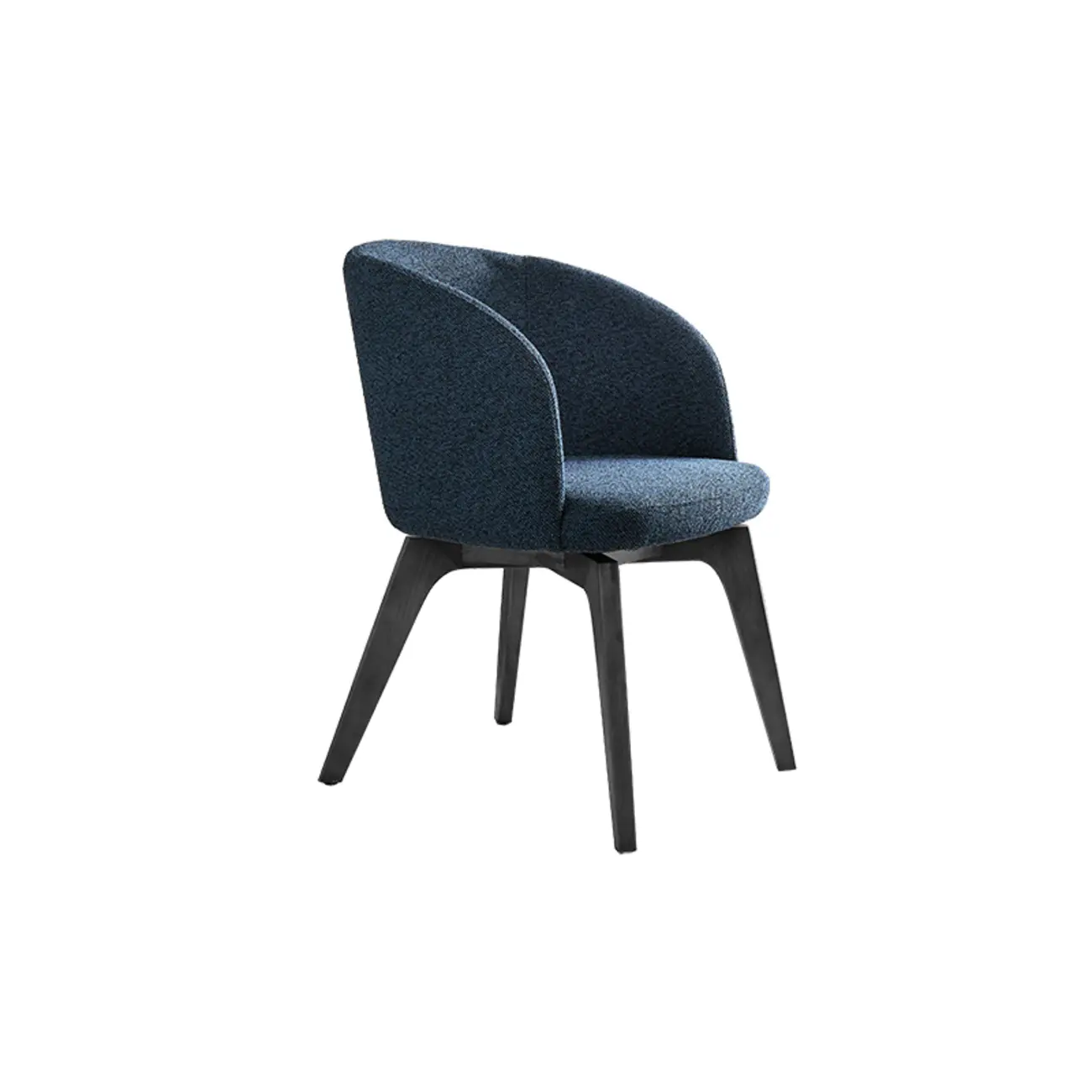 Modern Swivel Barrel Dining Armchair Image - 11 | homeyfad