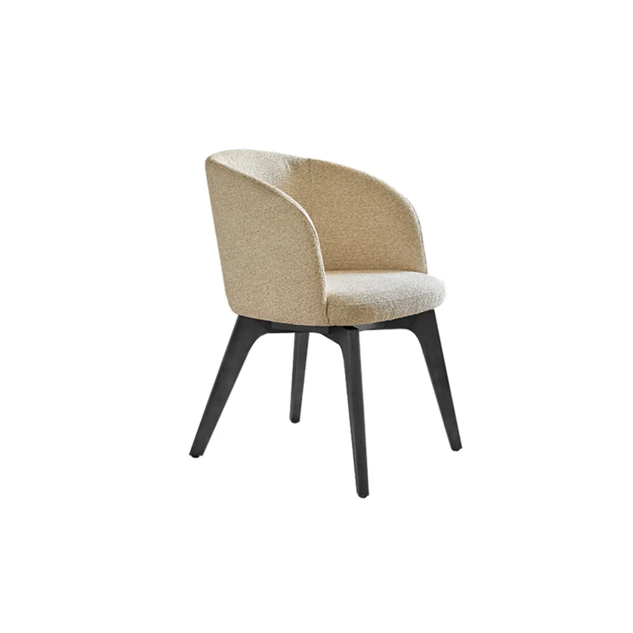 Modern Swivel Barrel Dining Armchair Image - 18 | homeyfad