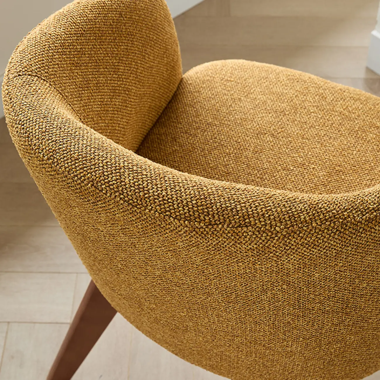 Modern Swivel Barrel Dining Armchair Image - 9 | homeyfad