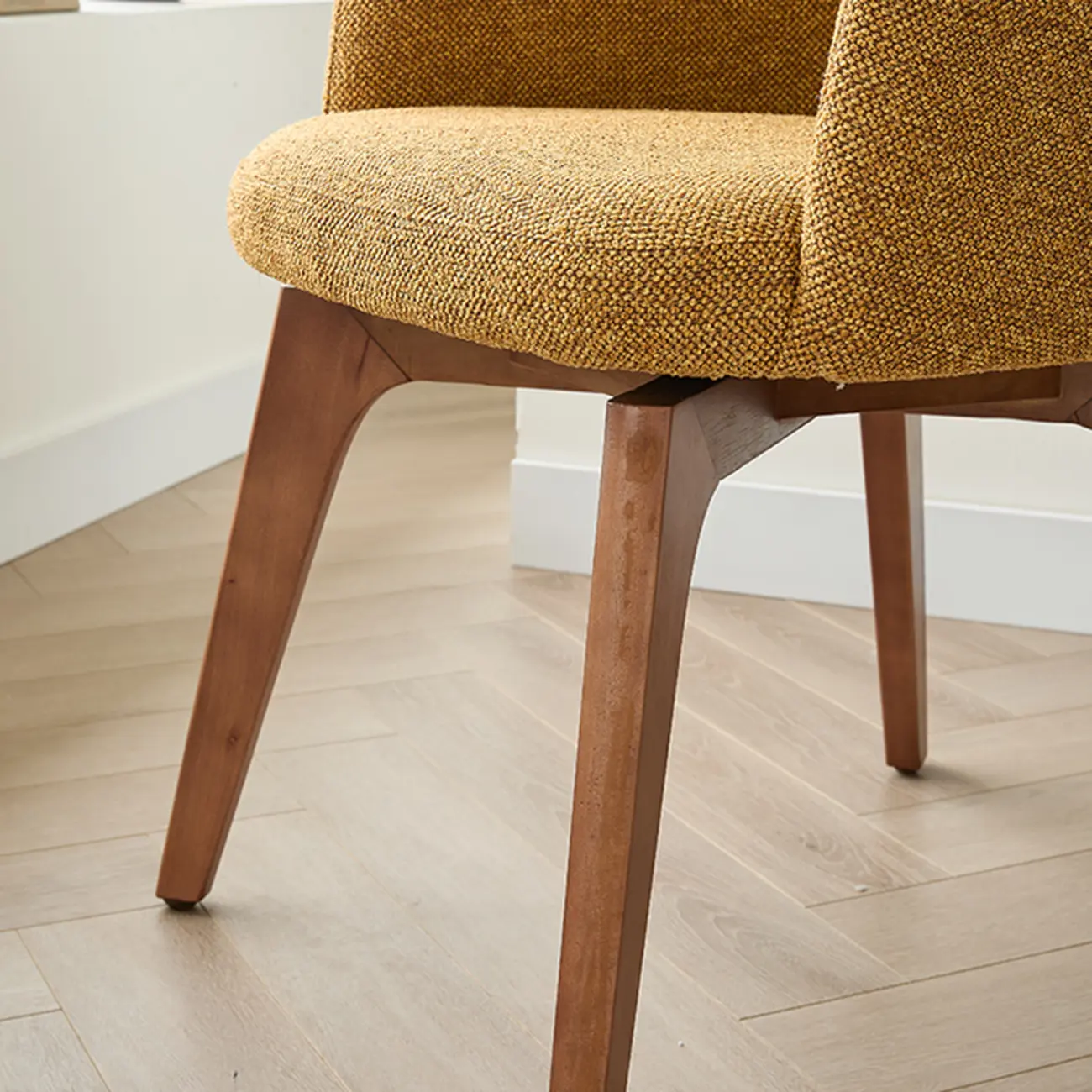 Modern Swivel Barrel Dining Armchair Image - 10 | homeyfad