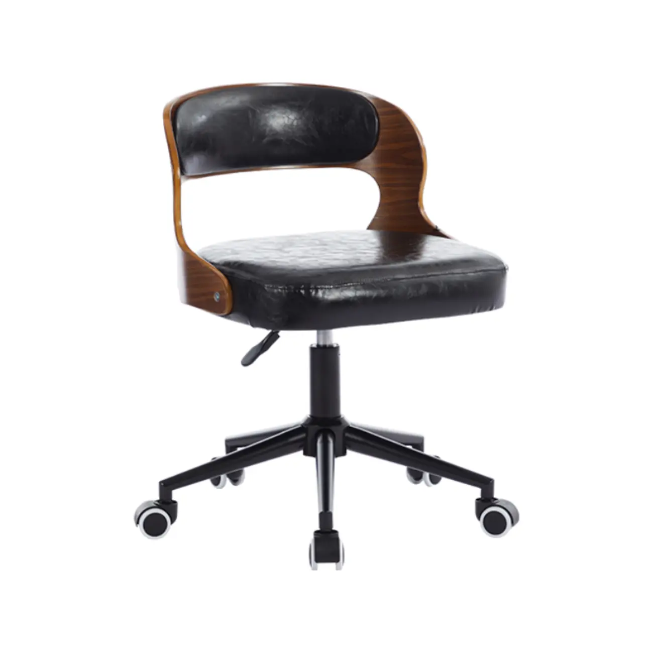 Industrial Modern Open Back Adjustable Swivel Office Chair Image - 2 | homeyfad