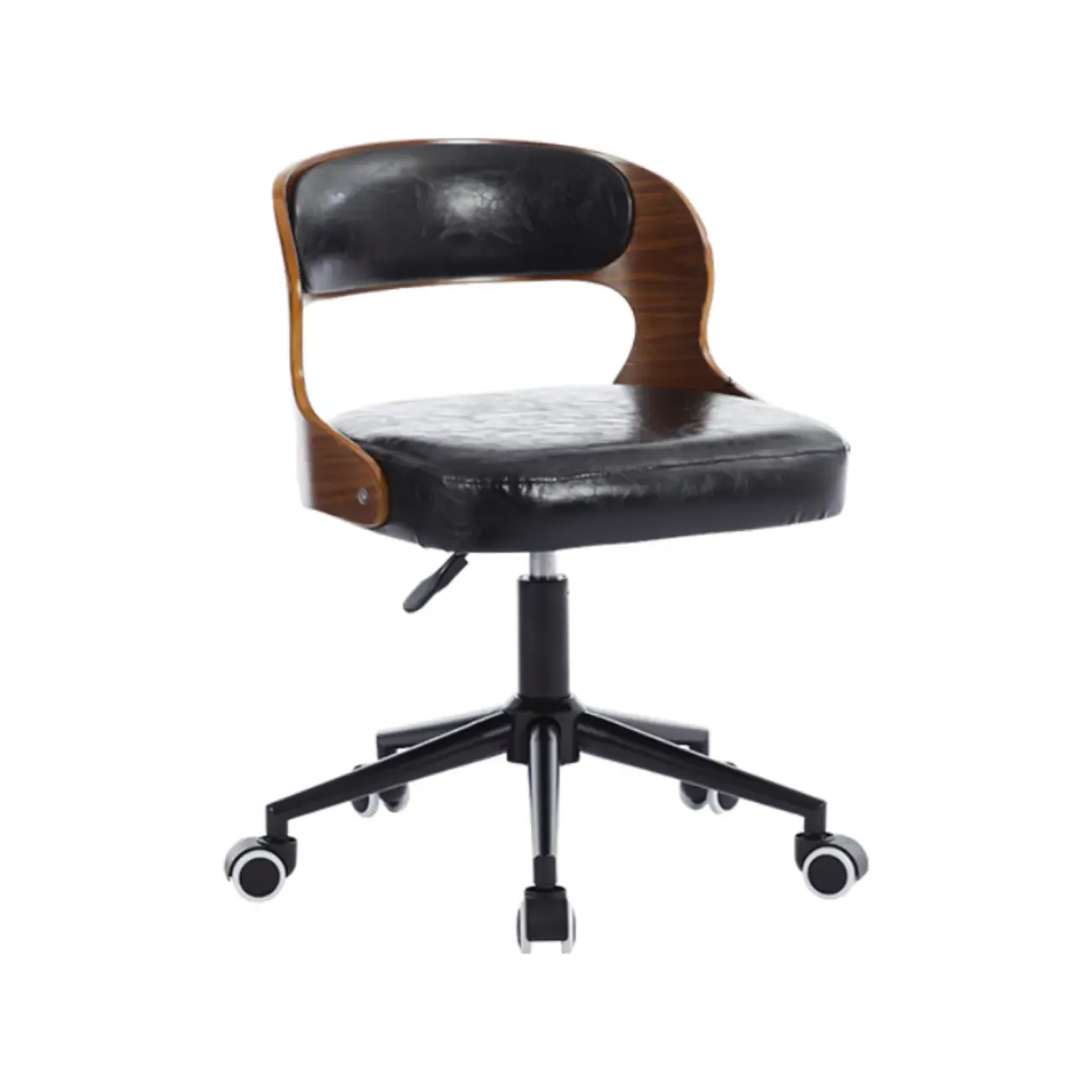 Industrial Modern Open Back Adjustable Swivel Office Chair Image - 2