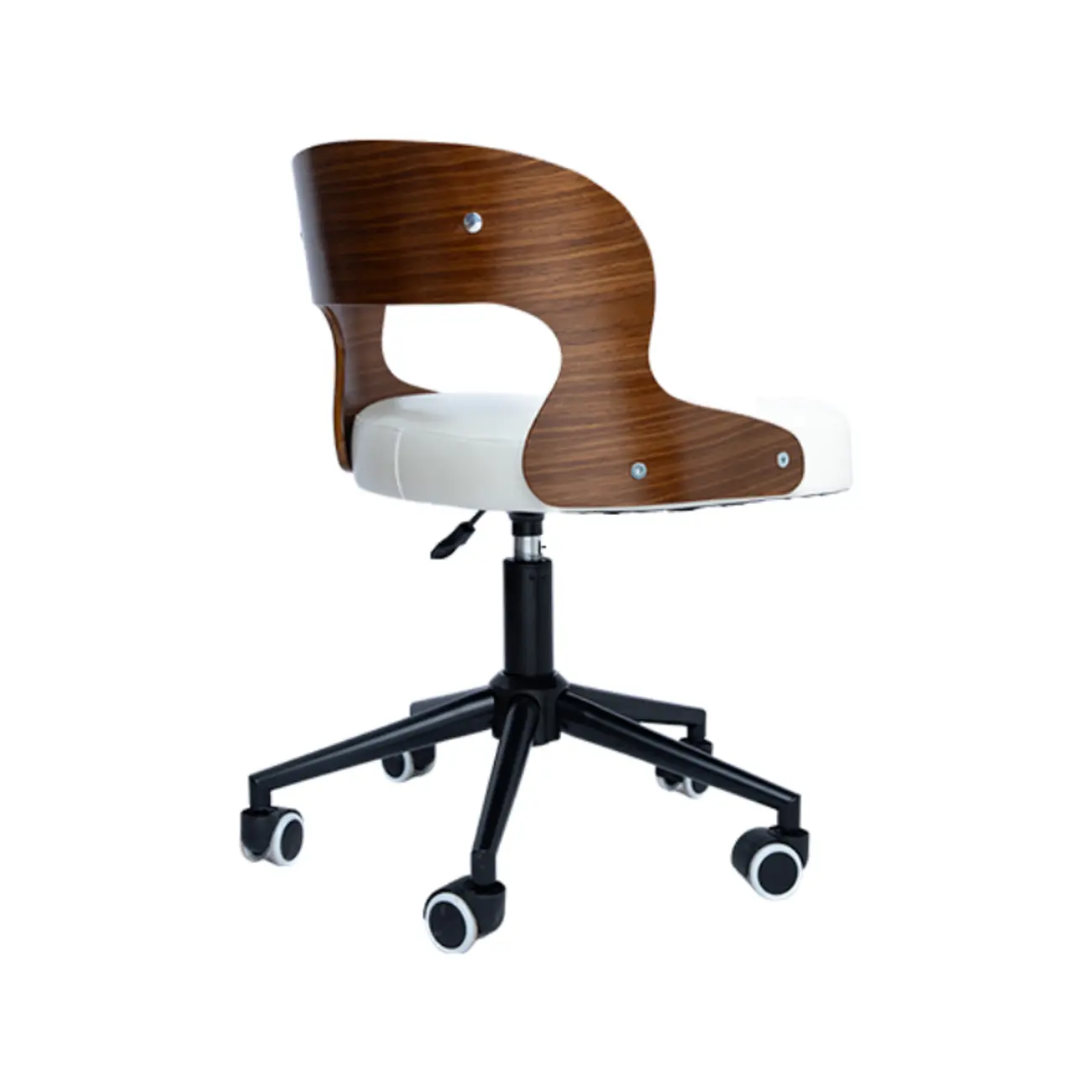 Industrial Modern Open Back Adjustable Swivel Office Chair Image - 9 | homeyfad