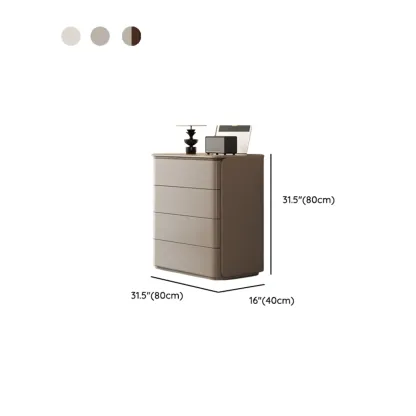 Modern Khaki Gray Horizontal Wooden Double Dresser Image - 22